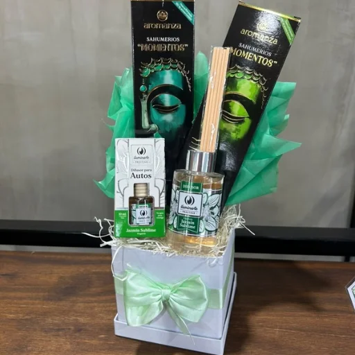 Box de sahumerios y aroma verde